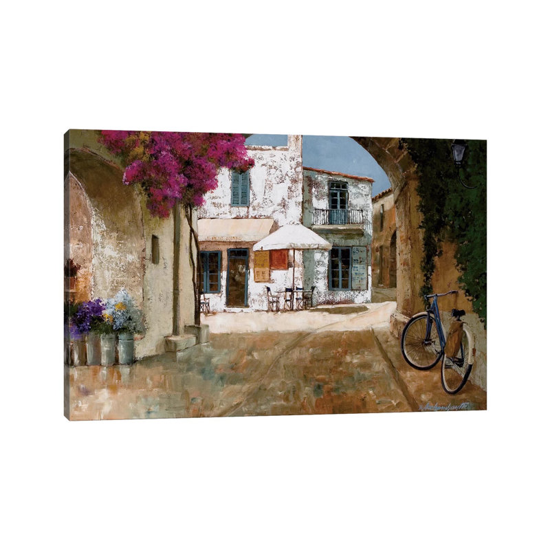 Picking Up Flowers by Gilles Archambault - Wrapped Canvas Painting, 66.04 cm H x 45.72 cm W x 3.175 cm D