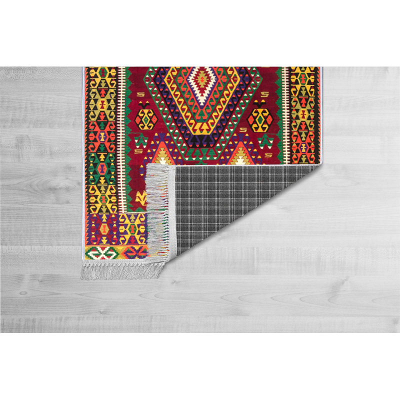 Luxueux tapis en velours de 5,2 x 7,5 pi | Tissu 100% velours, semelle 100% coton, hauteur des poils de 0,4 po | Antibactérien, antidérapant, lavable à la machine | Impression numérique 3D élégante, parfaite pour le décor du salon et de la chambre à coucher