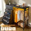 Commode 6 tiroirs avec portemanteau et station de charge-385835786