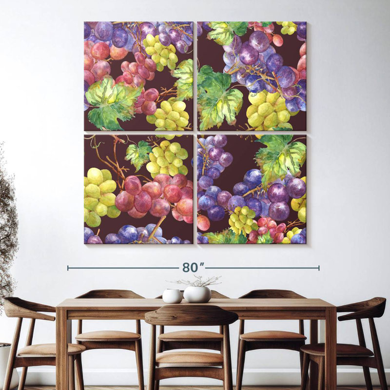 Yarlin Grapes, 74" H x 74" W