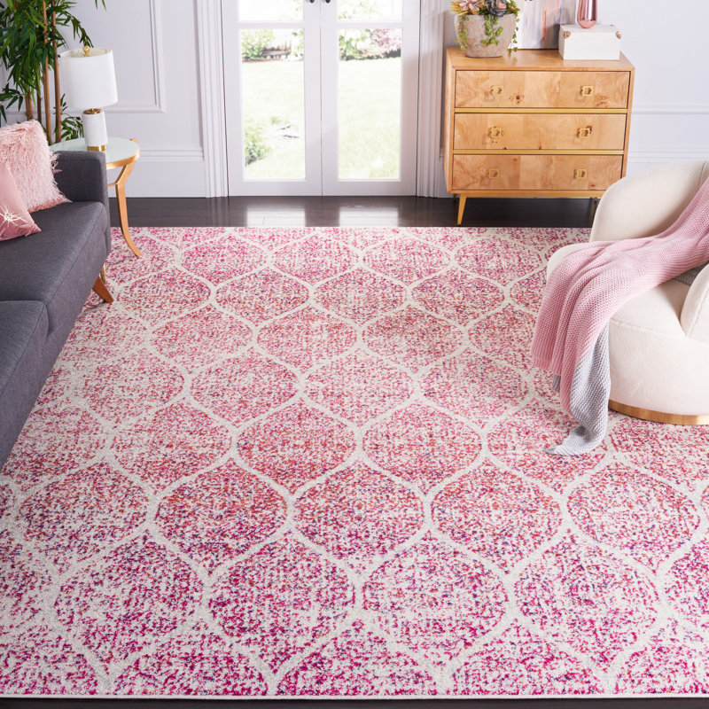 Tapis à motif géométrique Balcom Performance