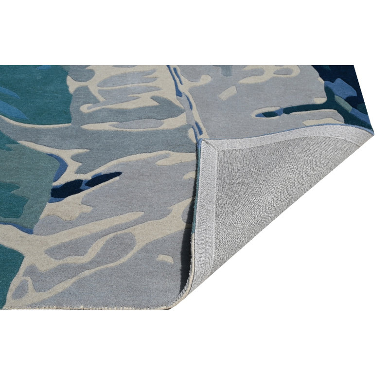 Tapis en laine touffeté à la main Booska, Rectangle 8 pi x 10 pi 6 po