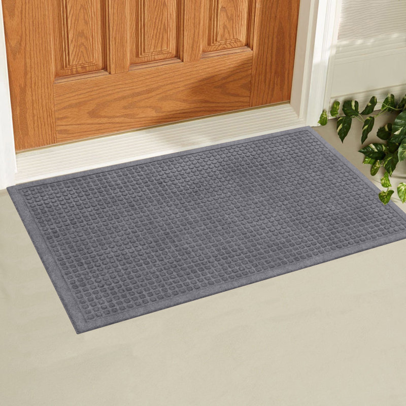 Paillasson WaterHog, Rectangle 2 pi x 3 pi, Gris foncé