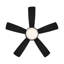 Ventilateur de plafond encastré intelligent à 5 pales Odyssey avec télécommande et ensemble d'éclairage à DEL inclus-57409107-55354985