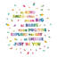 Text & Numbers Wall Decal