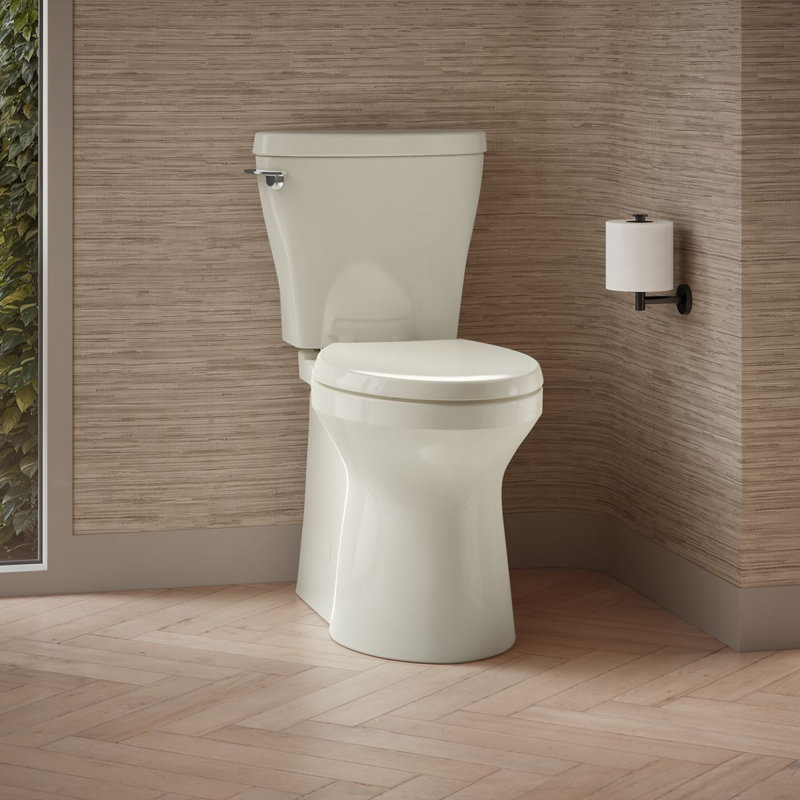 Betello 1.28 GPF Water Efficient Elongated Two-Piece toilet (Seat Not Included), Black