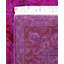 Overdyed Hand-Knotted Wool Modern-Contemporary Purple Area Rug 4' 2" x 6' 3"
