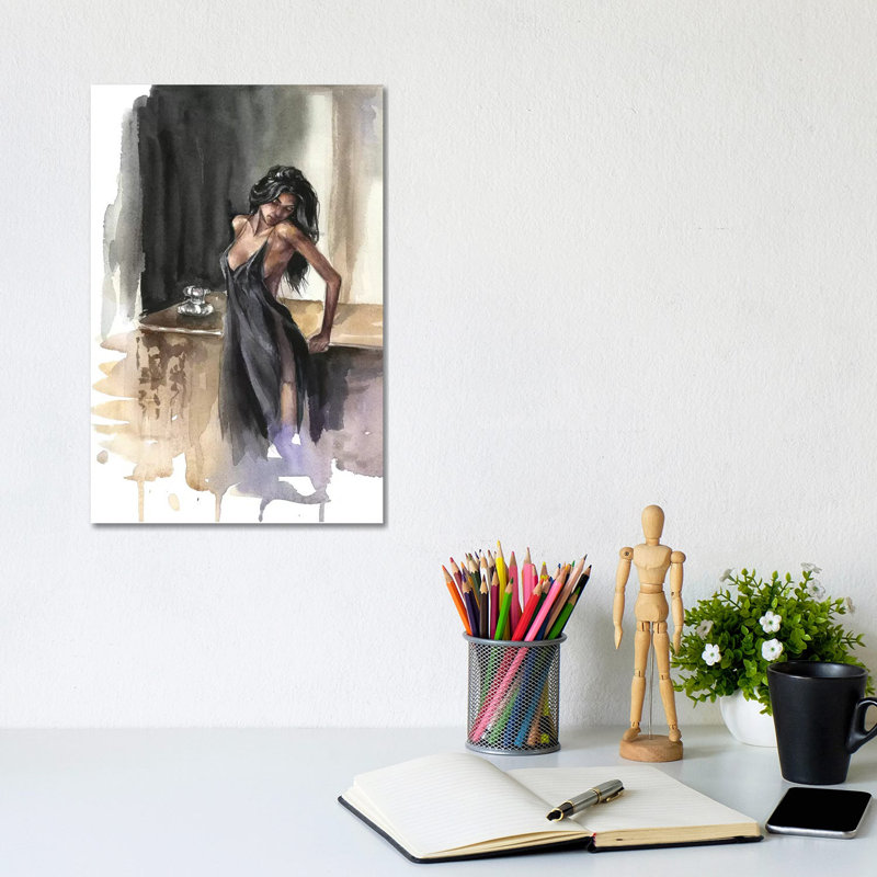 Lady- Gallery-Wrapped Canvas Giclée