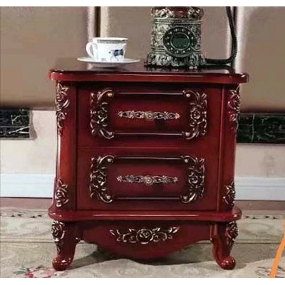 Janessa Side Table European Nightstands Vintage Ordinary Style