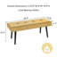 Banc rembourré 39,4 po Velours côtelé-1170276524