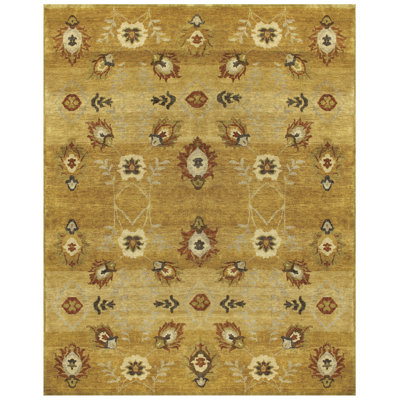 Alarico Wool Floral Indoor Rug