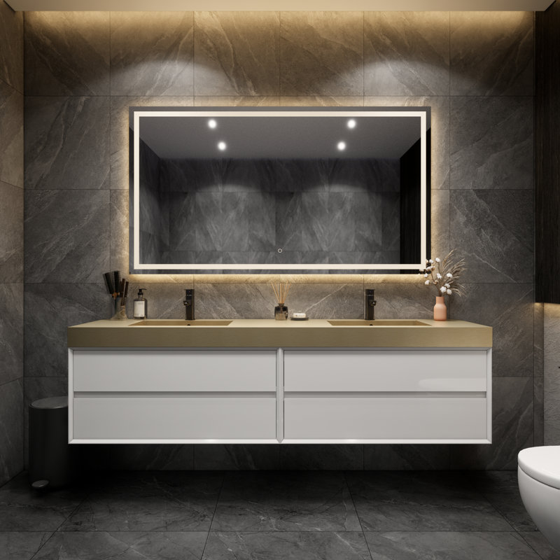 83.14 " Double Bathroom Vanity Base