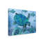 « ocean blues turtle », reproduction de peinture à l’acrylique sur toile tendue-31333188