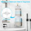 Porte-serviettes mural vertical avec tablette-114729992