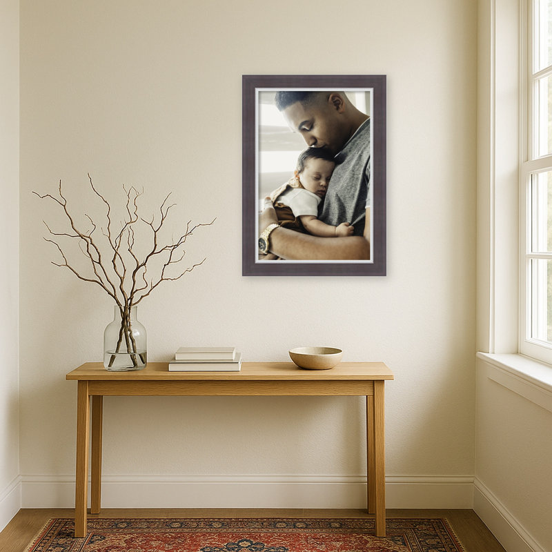 Cadre photo Ellie, 16 x 20, Ellie brun argent