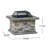 28" SQUARE MGO FIRE PIT