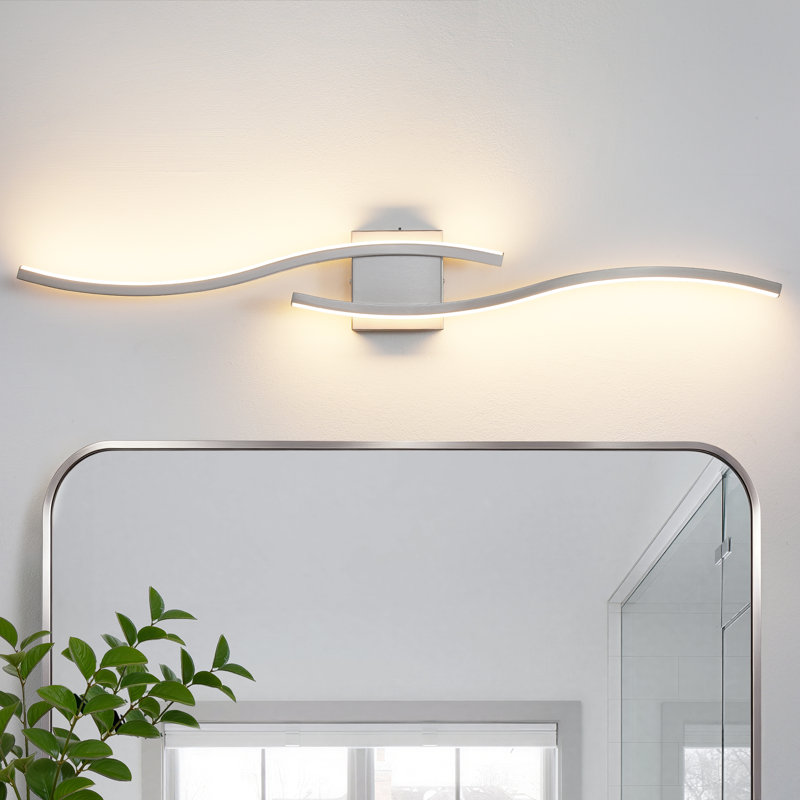 Éclairage de meuble-lavabo à DEL 39 po, Nickel