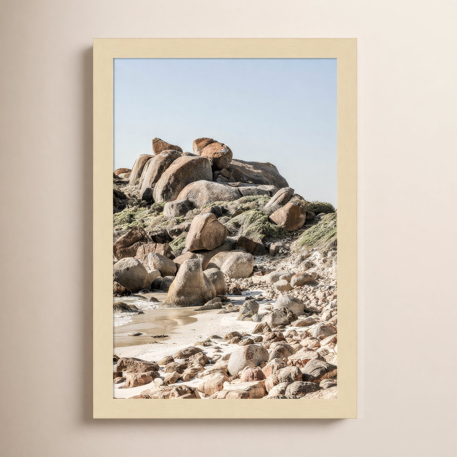 Paisely "Boulder Beach No 2" Print, Brown, 17" H x 12" W