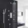 Edinburgh Matte Black Rose Gold Automatic Faucet Stylish Touchless Technology for Modern Spaces