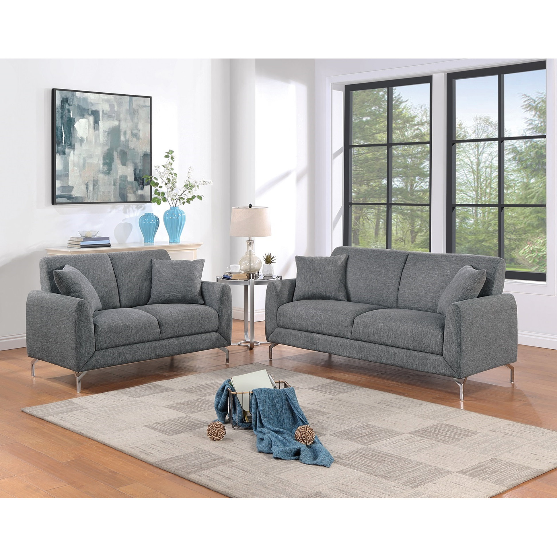 Burlap And Burlap Fabric Living Room