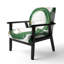Fauteuil d'appoint rembourré «Giampaola - Gold Circle»-1485404629