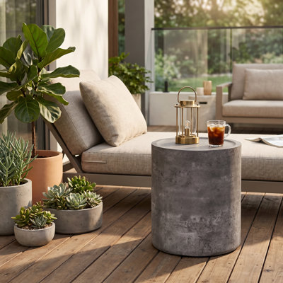 Table basse ronde Modern, entièrement assemblée