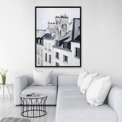 Historical Buildings Print On Canvas