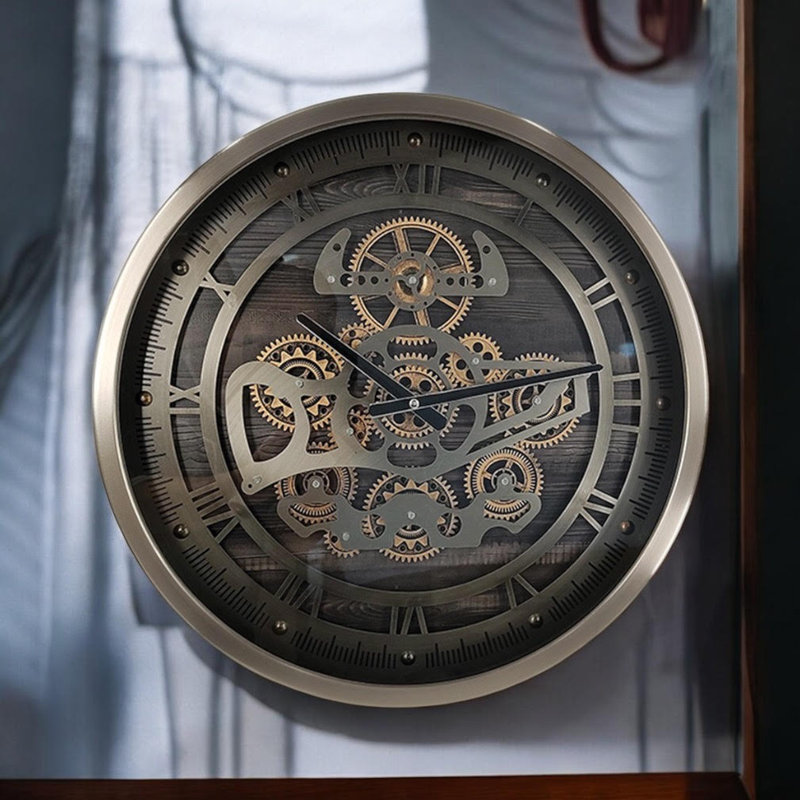 Alisma Metal Wall Clock