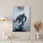«Grey Sea Turtle in Abstract Smoke and Sunlight», art mural sur toile-133928518