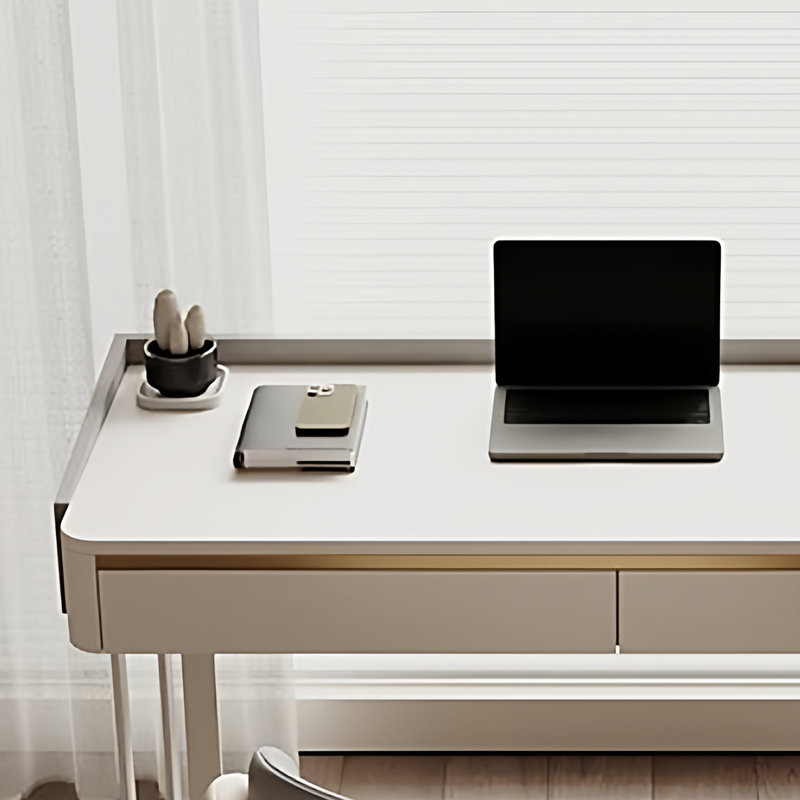 Bureau exquis et élégant, H 29,52 po x l 62,99 po x P 21,65 po