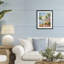Beach House, reproduction abstraite encadrée sous verre, design par LSR Design Studio-1932143106-1932143104