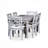 Rectangular 7 Pcs Dining Set