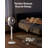 DREO 9 In. Smart Pedestal Floor Fan, 9 Speeds, Rgb Light,20 Db, 120° 3D Oscillation, Remote Control, 37"-42" Adj. Height White