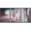 " Pastel Pink Blue Paint Stroke Blur Collage Abstract Shapes Illustrations Modern Art Decor " 3 - Pieces-98696560-98696561