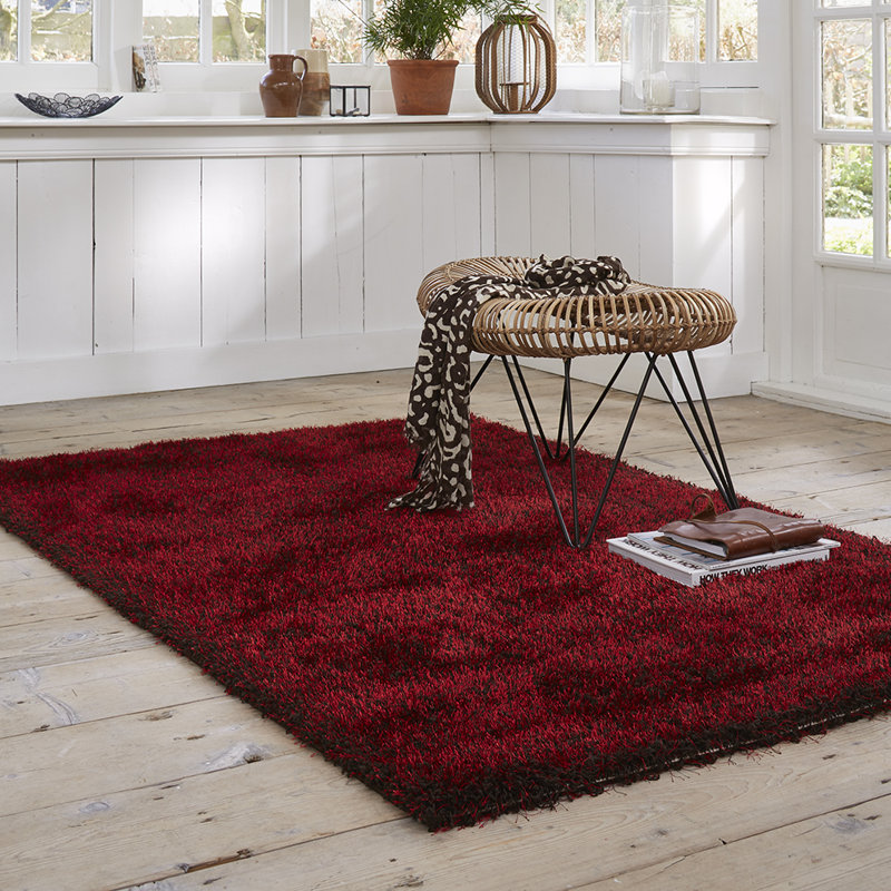 Cosy Glamour Solid Colour Hand Woven Area Rug, Rectangle 200 x 290cm