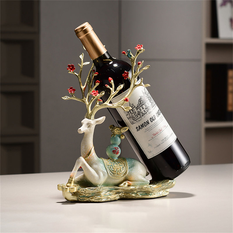 Support à vin créatif, Vert