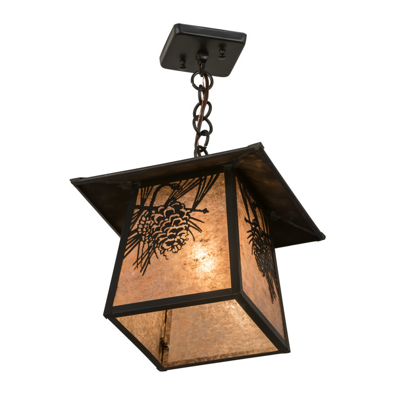 1 - Light Pendant, 19.5" H x 17" W x 12" D