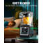 Mélangeur à Smoothie de Wantjoin avec insonorisation et silencieux, noir