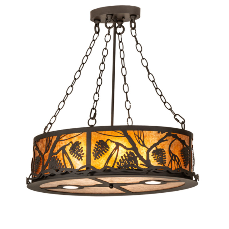 Pinecone 6 - Light Chandelier