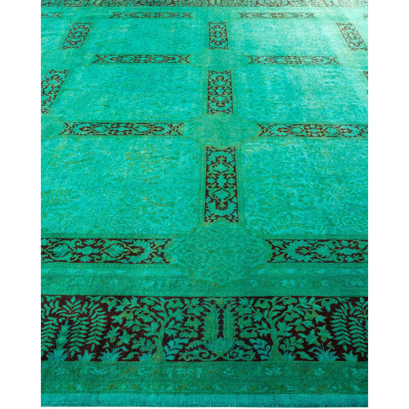 Fine Vibrance One-of-a-Kind 9' 3" X 12' 5" Hand Knotted Area Rug
