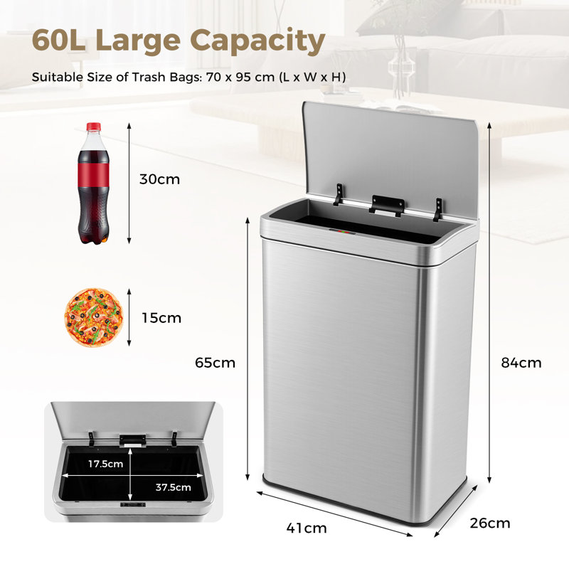 Stainless Steel Waste Bin