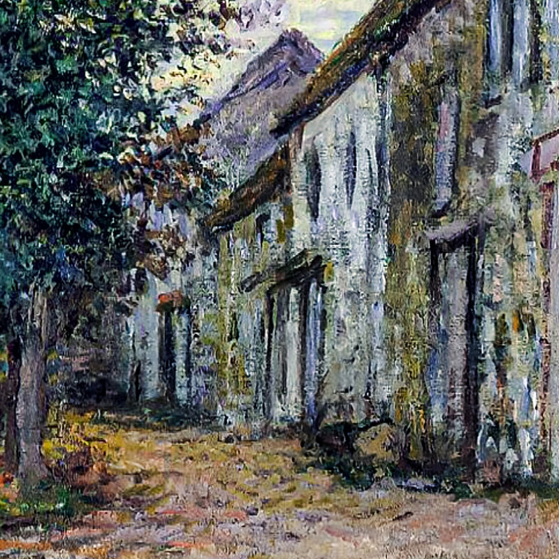 Les rives de la seine, 1878, reproduction d'art sur toile, H 41,25 po x l 48,25 po