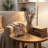 Bird and Leaf Napkin Holder, Freestanding Open-Top Metal Organizer for Standard Napkins 