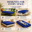 Matelas mi-ferme mi-ferme en nylon et vinyle résistant à l'eau, silencieux et doux-1737827278-1737827272