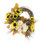 23" Sunflower and Hydrangea Fall Wreath