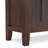 Artisan 30"W Solid Wood Transitional Low Storage Cabinet with Glass Doors and Adjustable Shelves-651304859