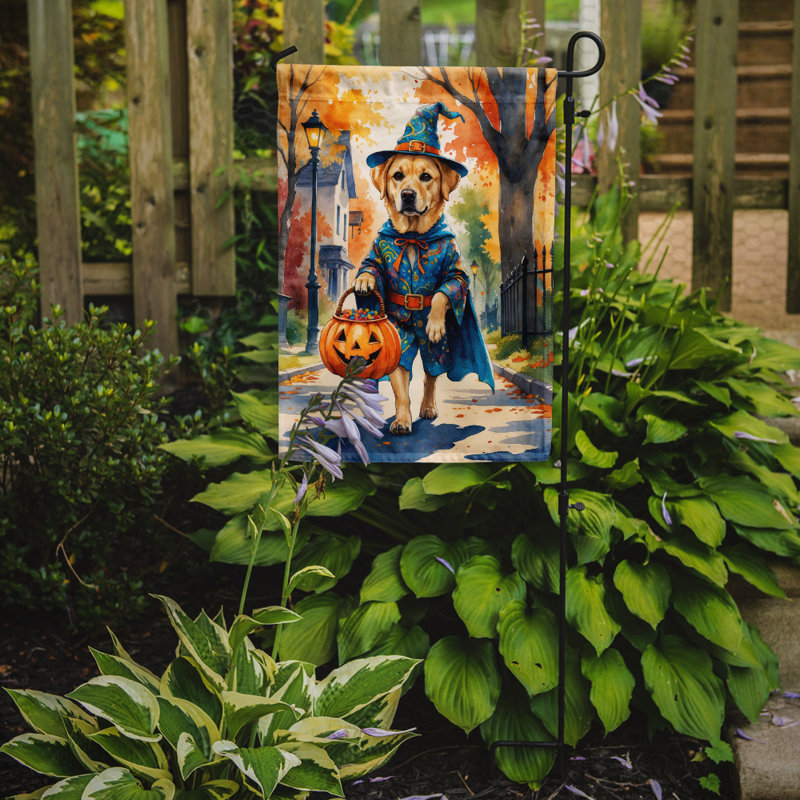 Drapeau du jardin Mastiff, Labrador Retriever jaune