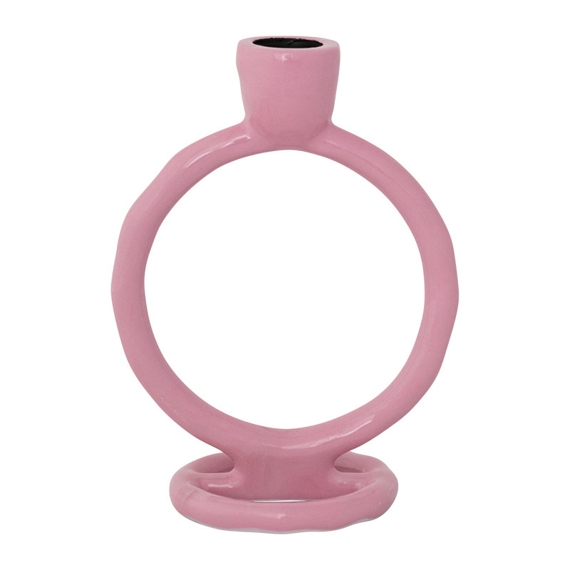 Enameled Aluminum Circle Taper Holder