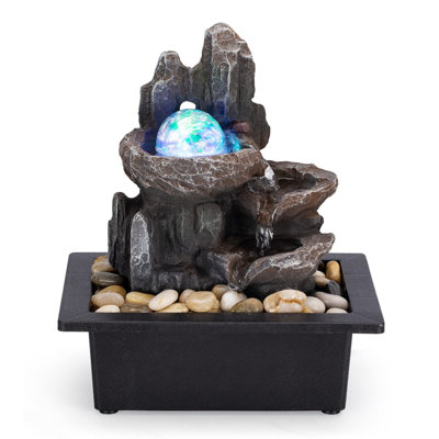 Tabletop Fountain Rotating Ball Rock Waterfall Fountain