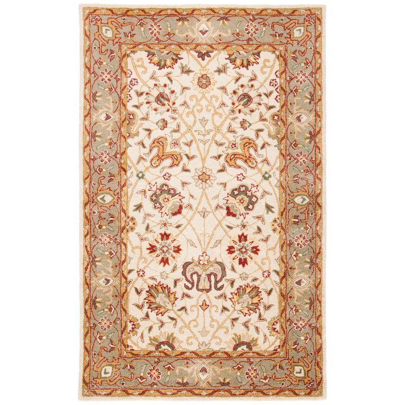 Dunbar Hand Tufted Wool Oriental Rug, Rectangle 5' x 8'